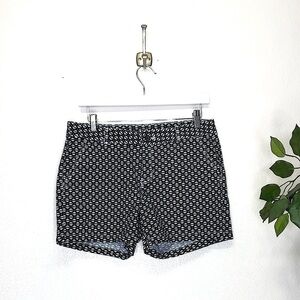 A.n.a Black and White Triangle Shorts